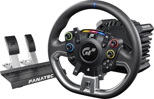 Fanatec Gran Turismo DD Pro Sim Racing Steering Wheel Base Pedals 5 Nm Direct Drive PC PS5 PS4 - Like New