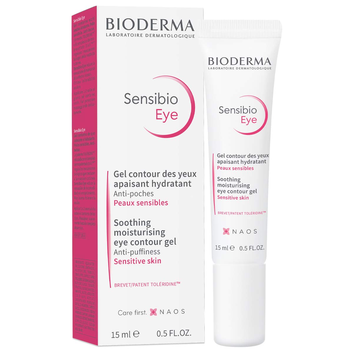 Bioderma Sensibio Eye Contour Gel - Soothing Eye Cream 15ml - Sensitive Skin Formula - Damaged Box