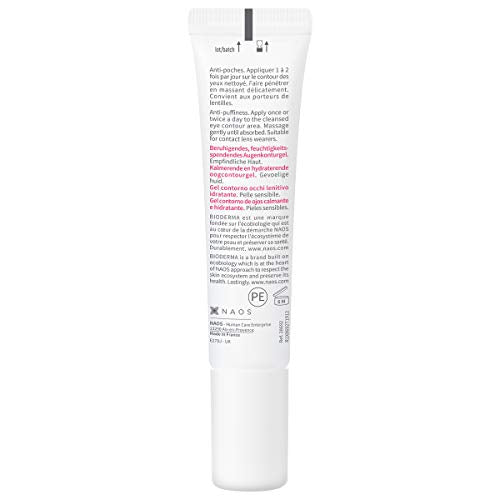 Bioderma Sensibio Eye Contour Gel - Soothing Eye Cream 15ml - Sensitive Skin Formula - Damaged Box