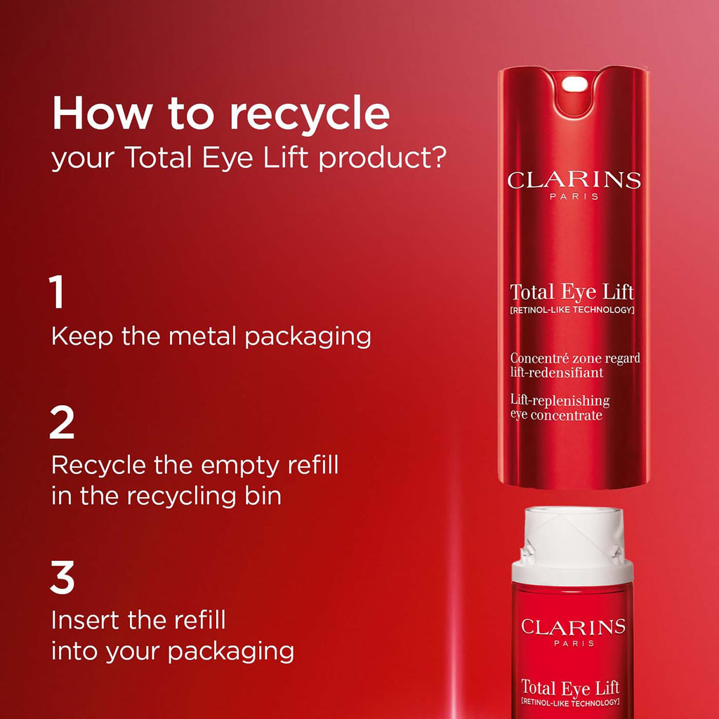 Clarins Total Eye Lift 15ml - Eye Cream Serum Treatment - New