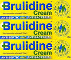 Brulidine Cream 25g - Antiseptic Skin Treatment - 3 Pack - New