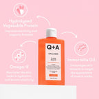 Q+A Collagen Body Oil 150ml - Nourishing Body Moisturiser for Skin Hydration & Firming - New