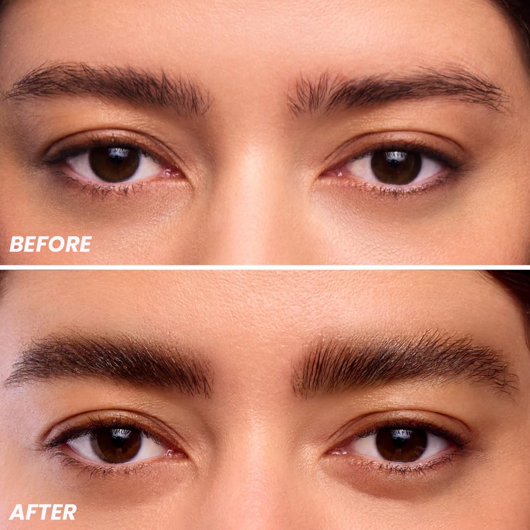 Wonderskin Eyebrow Stain & Go - Long-Lasting Smudge-Proof Brow Tint - Dark Brunette - Damaged Box