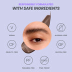 Wonderskin Eyebrow Stain & Go - Long-Lasting Smudge-Proof Brow Tint - Dark Brunette - Damaged Box