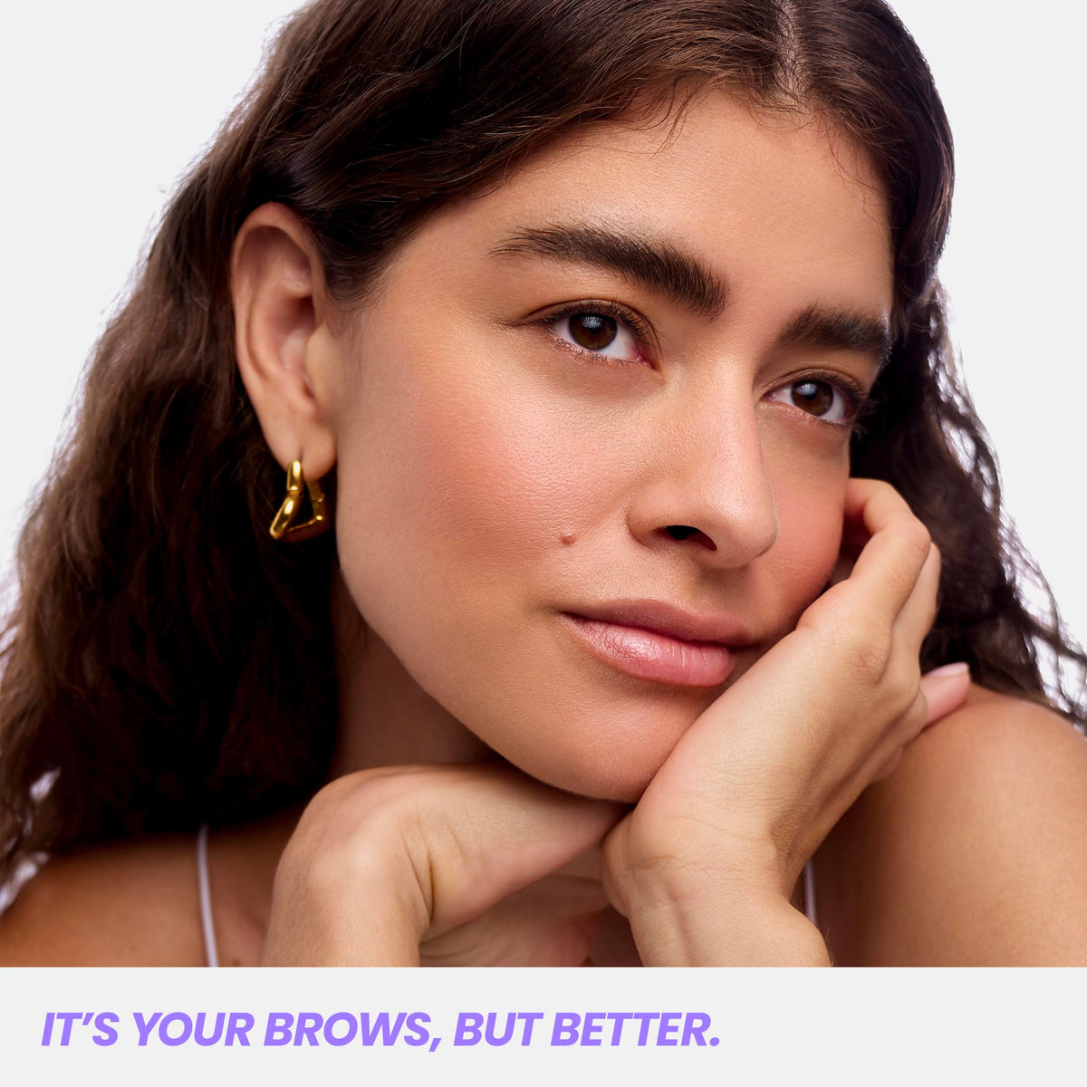 Wonderskin Eyebrow Stain & Go - Long-Lasting Smudge-Proof Brow Tint - Dark Brunette - Damaged Box
