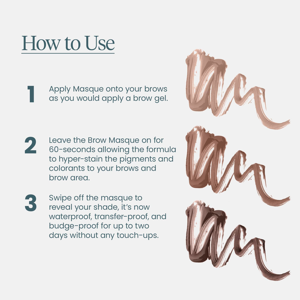 Wonderskin Eyebrow Stain & Go - Long-Lasting Smudge-Proof Brow Tint - Dark Brunette - Damaged Box