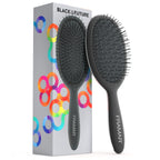 FRAMAR Detangle Hair Brush - Wet Hairbrush for Women, Black - Reduces Hair Breakage & Frizz - Damaged Box