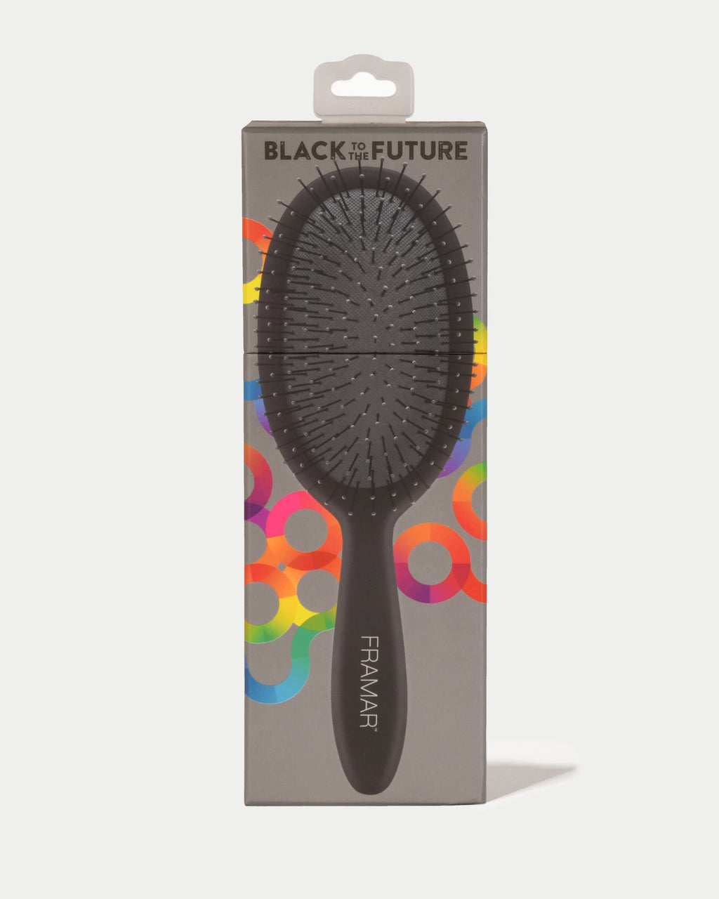 FRAMAR Detangle Hair Brush - Wet Hairbrush for Women, Black - Reduces Hair Breakage & Frizz - Damaged Box