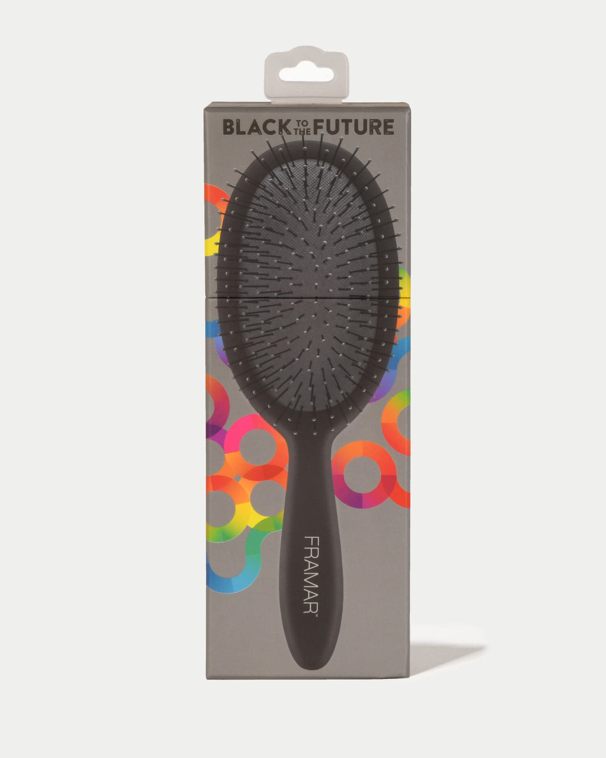 FRAMAR Detangle Hair Brush - Wet Hairbrush for Women, Black - Reduces Hair Breakage & Frizz - Damaged Box