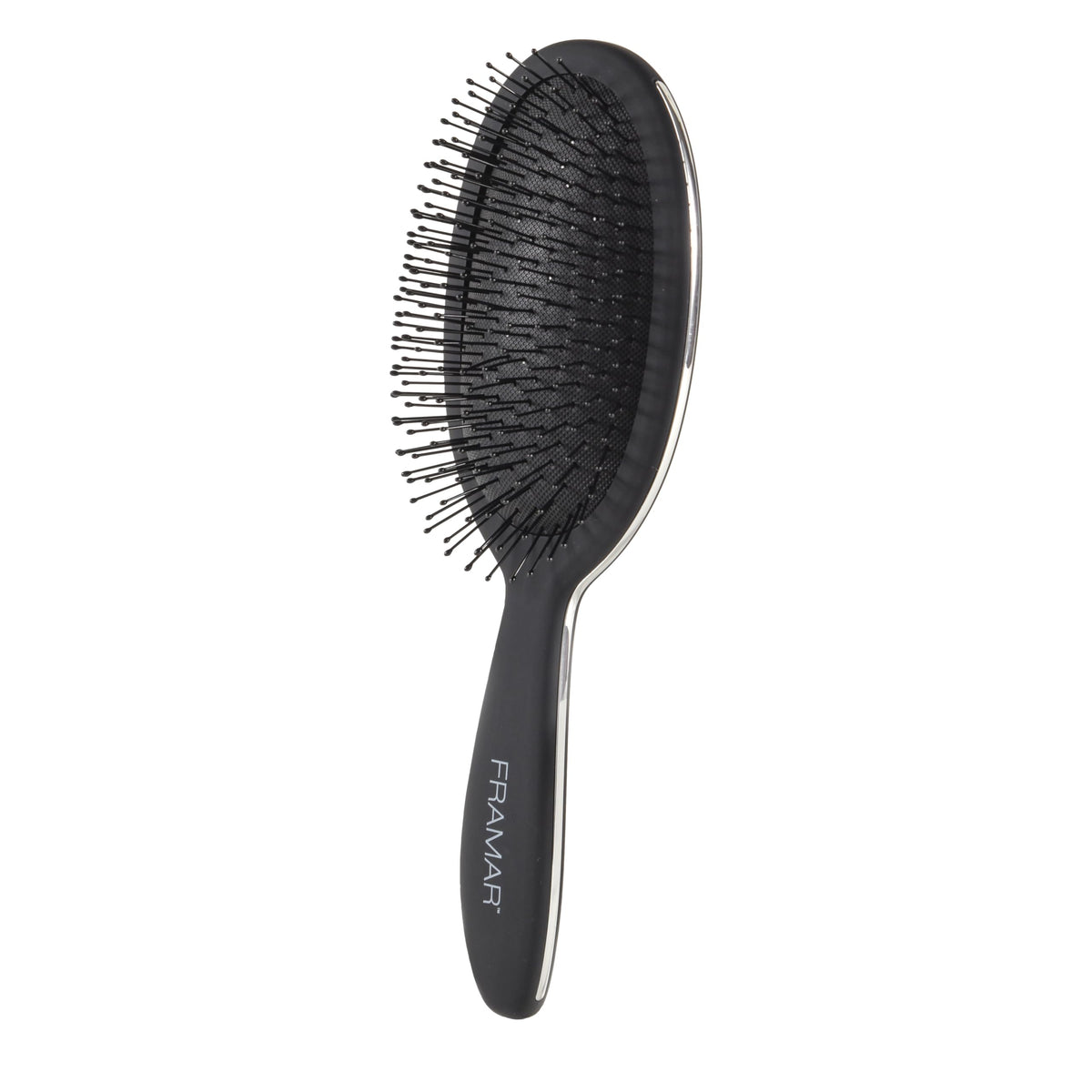 FRAMAR Detangle Hair Brush - Wet Hairbrush for Women, Black - Reduces Hair Breakage & Frizz - Damaged Box