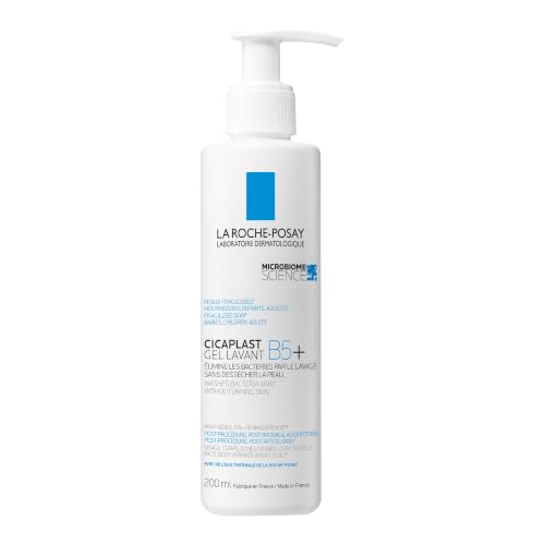 La Roche-Posay Cicaplast B5 Gentle Soothing Wash 200ml - Face & Body Cleanser for Sensitive Skin - New