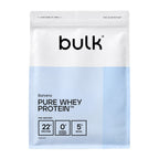 Bulk Pure Whey Protein Powder - Banana Flavour - 1kg High Protein Shake Supplement - New - BBE 03/2028