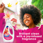 Surf Tropical Lily Laundry Washing Liquid Detergent - 95 Washes, 2.565L - with Natural Essential Oils, Long-Lasting Fragrance - New