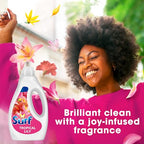 Surf Tropical Lily Laundry Washing Liquid Detergent - 95 Washes, 2.565L - with Natural Essential Oils, Long-Lasting Fragrance - New