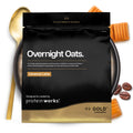 Protein Works Overnight Oats - Gold Caramel Latte Flavour 1kg - High Protein Breakfast Cereal - New - BBE 09/2027