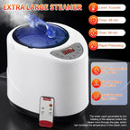 Portable Steam Sauna for Home - Personal Relaxation Spa Tent with Steamer, Remote, Folding Chair, 9 Levels - Black - Like New