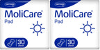 MoliCare Pad Day Unisex Incontinence Pads - 30 Pack - Absorbent Urinary Protection - New