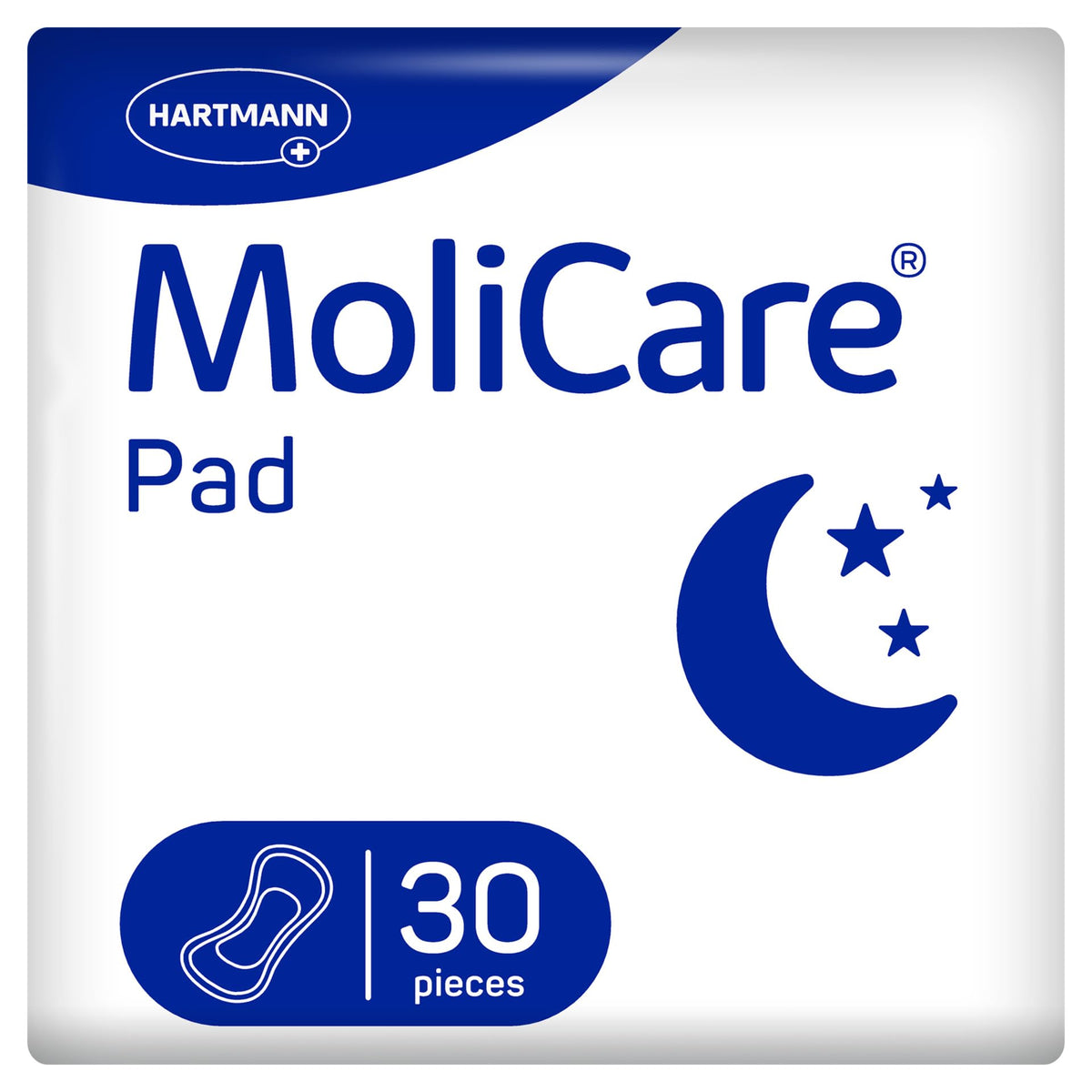 MoliCare Pad Day Unisex Incontinence Pads - 30 Pack - Absorbent Urinary Protection - New