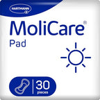 MoliCare Pad Day Unisex Incontinence Pads - 30 Pack - Absorbent Urinary Protection - New