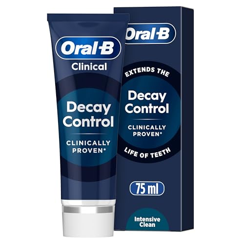 Oral-B Clinical Decay Control Intensive Clean Toothpaste 75ml - Cavity Protection Fresh Breath - Damaged Box - BBE 12/2027