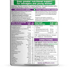 Vitabiotics Wellteen Her Plus - 56 Tablets/Capsules, 56 Count - Teen Girl Vitamins & Minerals Supplement - Damaged Box - BBE 08/2028