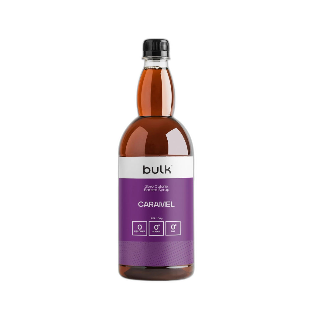 Zero Calorie Barista Syrup - Caramel Coffee Flavour - Sugar Free - 1 Litre Bottle - Bulk Keto Friendly Drink Mixer - New - BBE 04/2027