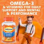Haliborange Omega 3 Kids Softies - Orange Flavour Chewable Gummies - 60 Pack - New - BBE 12/2026