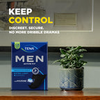 Tena Men Active Fit Absorbent Protector - Level 0 - 3 Packs of 14 - 42 Count Incontinence Pads for Men - Damaged Box