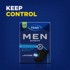 Tena Men Active Fit Absorbent Protector - Level 0 - 3 Packs of 14 - 42 Count Incontinence Pads for Men - Damaged Box