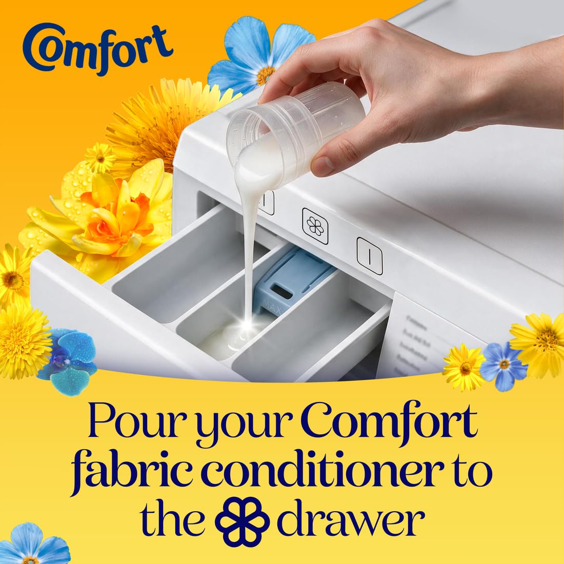 Comfort Fresh Sunshiny Days Fabric Conditioner - 160 Washes - 4.8L Laundry Softener Liquid - New