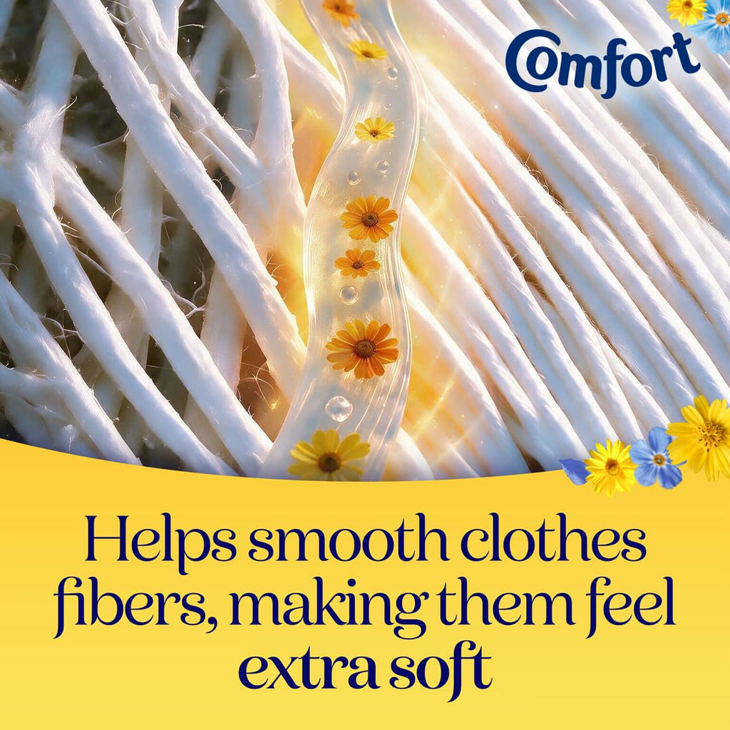 Comfort Fresh Sunshiny Days Fabric Conditioner - 160 Washes - 4.8L Laundry Softener Liquid - New