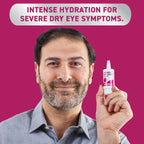 Hycosan Intense Eye Drops - Severe Dry Eyes Relief, Itchy Burning Sensation - Preservative Free - 225 Doses - 7.5ml - New - BBE 11/2028