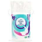 Lil-Lets Baby Cotton Wool Oval Pads - 250 Count (5x 50) - Certified Organic 100% Pure Soft Absorbent Cotton Wool - Damaged Box - BBE 06/2028
