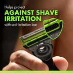 GilletteLabs Body + Intimate Razor for Men - 1 Handle, 3 Cartridges - Shaving Grooming Kit - Damaged Box