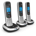 BT 2200 Nuisance Call Blocker Cordless Home Phone - Trio Handset Pack - Digital DECT Telephone System - New