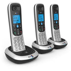 BT 2200 Nuisance Call Blocker Cordless Home Phone - Trio Handset Pack - Digital DECT Telephone System - New