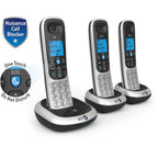 BT 2200 Nuisance Call Blocker Cordless Home Phone - Trio Handset Pack - Digital DECT Telephone System - New