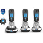 BT 2200 Nuisance Call Blocker Cordless Home Phone - Trio Handset Pack - Digital DECT Telephone System - New