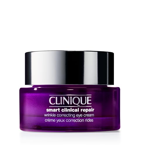 Clinique Smart Clinical Repair Wrinkle Correcting Eye Cream - Hyaluronic Acid + Peptides - Anti-Ageing, Hydrating - 30ml - New