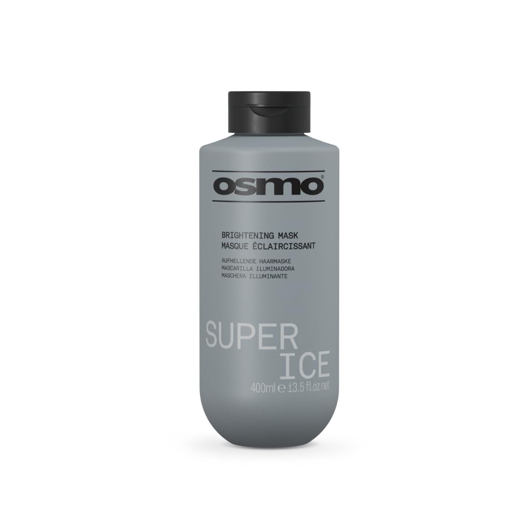 Osmo Super Ice Brightening Hair Mask - Blonde Toner - Purple Hair Treatment - 400ml - New