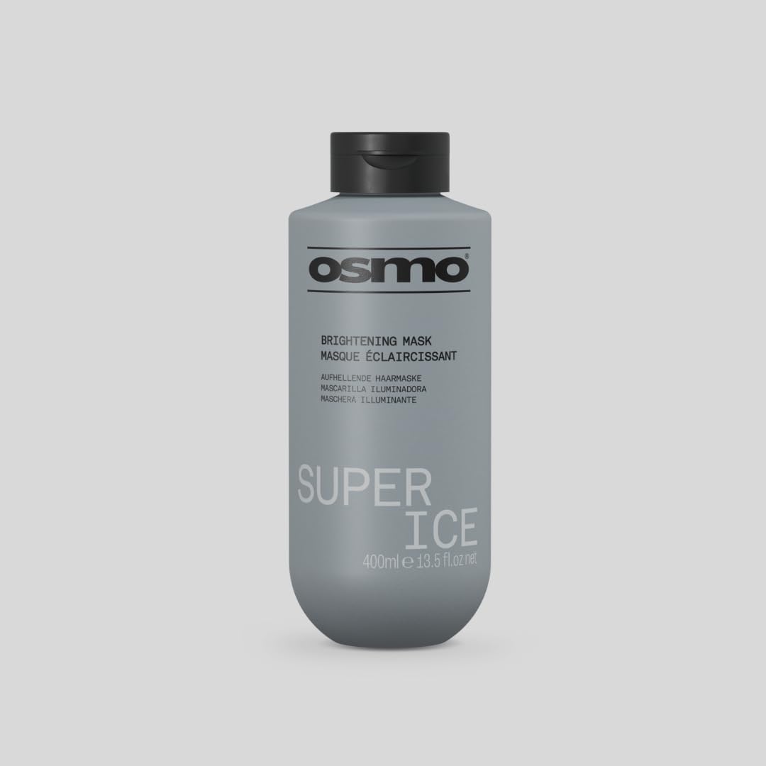 Osmo Super Ice Brightening Hair Mask - Blonde Toner - Purple Hair Treatment - 400ml - New