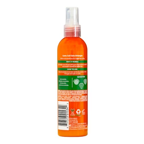Cantu Coil Calm Detangler - Leave-In Conditioner - 237ml - Damaged Box
