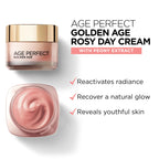 L'Oreal Paris Age Perfect Golden Age Day Cream Rosy Radiance 50ml - Anti-Ageing Moisturiser - New