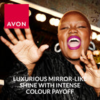 Avon Hydramatic Shine Lipstick 3.6g - Mauvelous - SPF 20 - Hydrating Intense Colour Plumping Cruelty-Free Lip Make-up - New