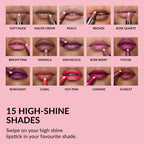 Avon Hydramatic Shine Lipstick 3.6g - Mauvelous - SPF 20 - Hydrating Intense Colour Plumping Cruelty-Free Lip Make-up - New