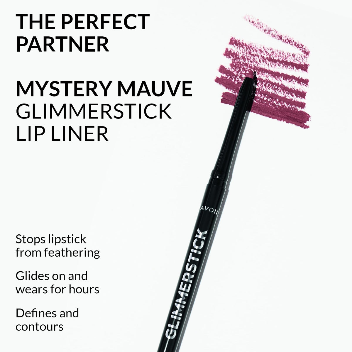 Avon Hydramatic Shine Lipstick 3.6g - Mauvelous - SPF 20 - Hydrating Intense Colour Plumping Cruelty-Free Lip Make-up - New