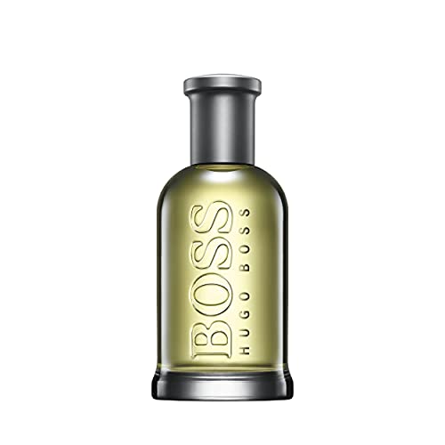 BOSS Bottled Aftershave for Him - Woody Scent, Apple Cinnamon Notes - 100ml Eau de Toilette Spray Cologne - Damaged Box