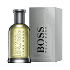 BOSS Bottled Aftershave for Him - Woody Scent, Apple Cinnamon Notes - 100ml Eau de Toilette Spray Cologne - Damaged Box
