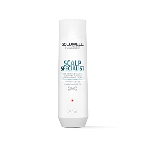 Goldwell Dualsenses Scalp Specialist Deep Cleansing Shampoo - Oily Scalp Residue Pollutant Removal 250ml - Damaged Box