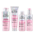 L'Oréal Paris Elvive Glycolic Gloss Shampoo Conditioner Treatment Set - 3 Piece Hair Care Kit - Damaged Box